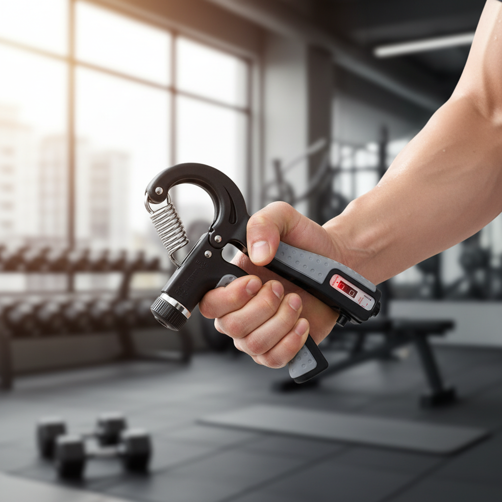 Black Hand Grip Strengthener Lifestyle