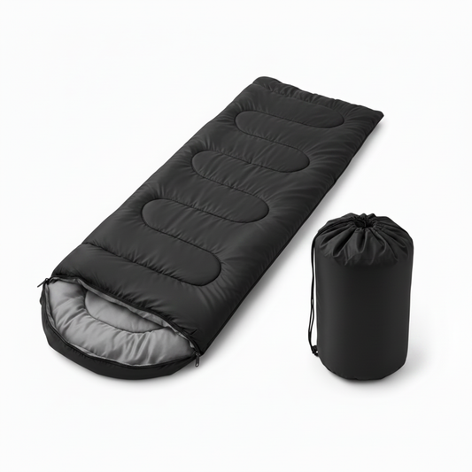 Black sleeping bag