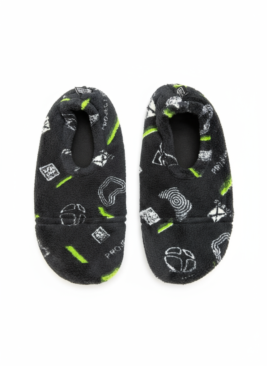 Flexy Slips Furr Games Grey