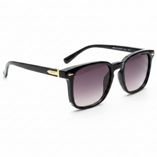 Black Sunglasses on White Background