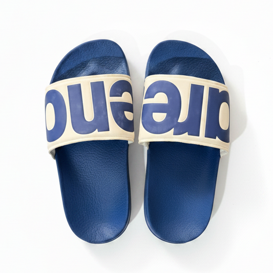 Blue Arena slides on white background