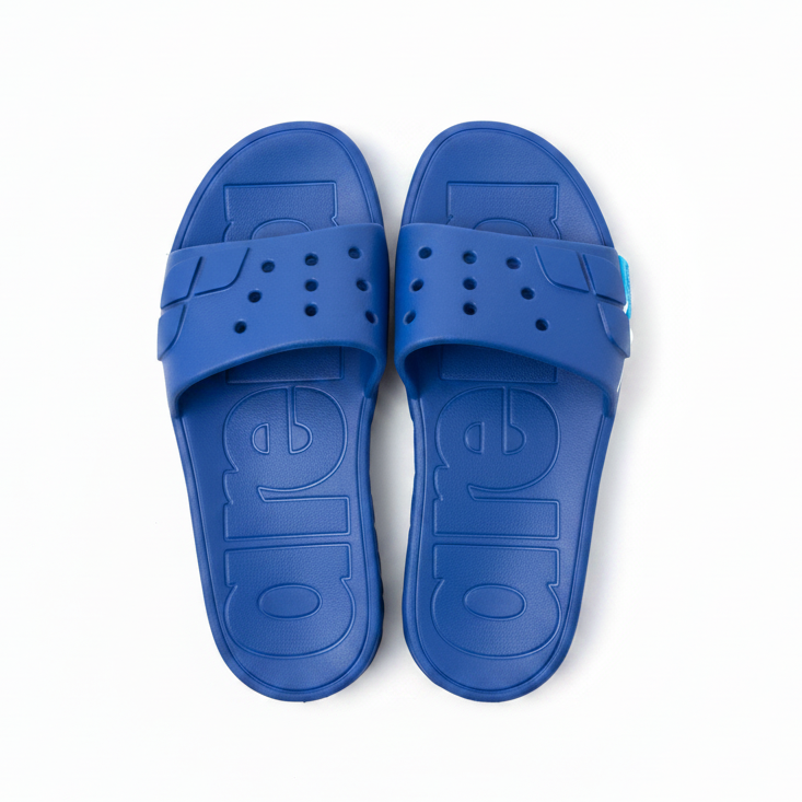 Blue Arena Slides - White Background