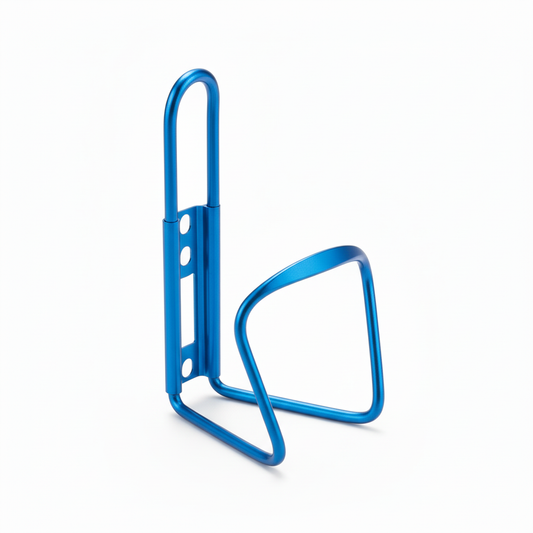 Blue Bicycle Bottle Cage - Flipped Left