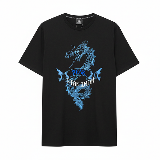 Blue Dragon Peak T-Shirt White Background Square