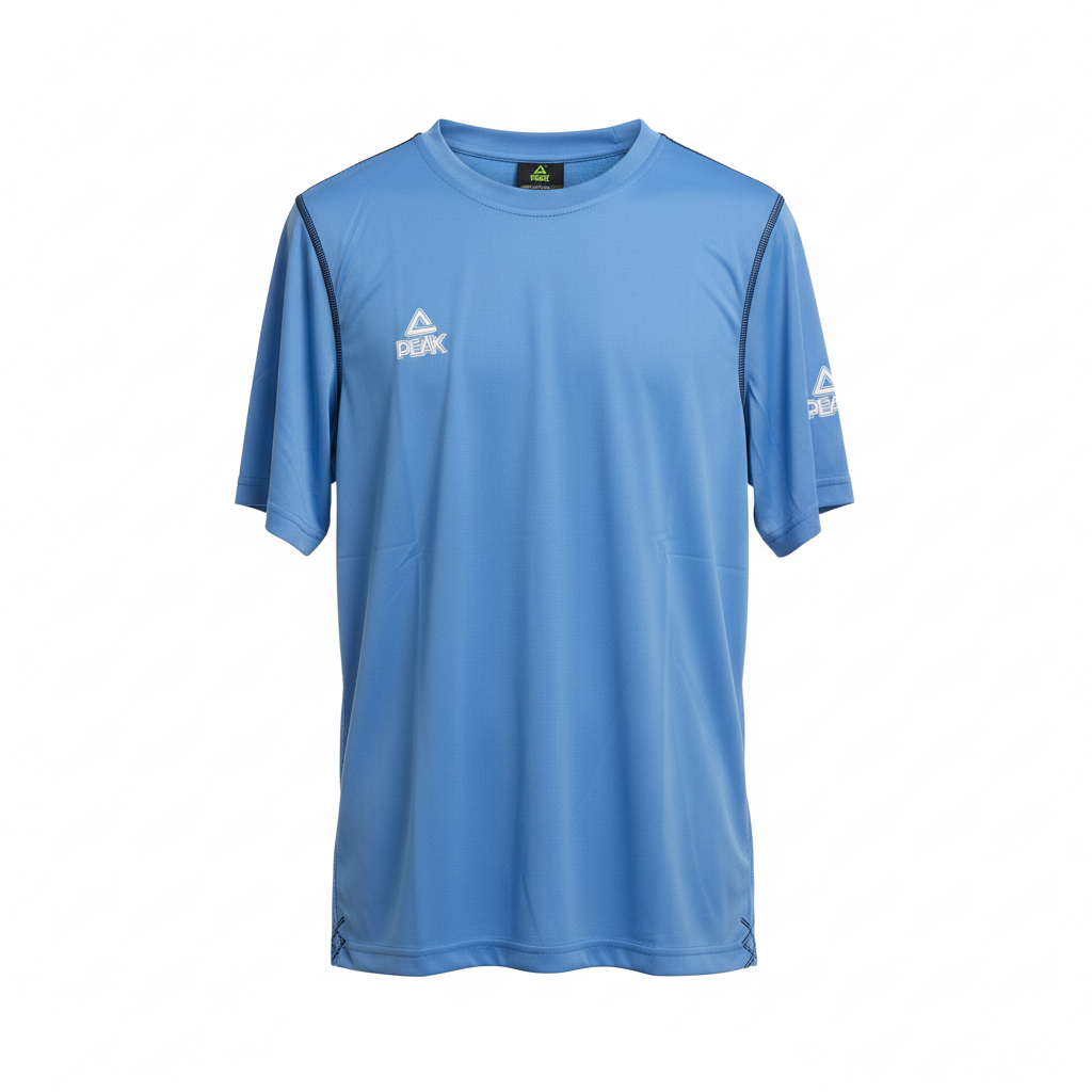 Blue Peak Athletic T-Shirt White Background Square