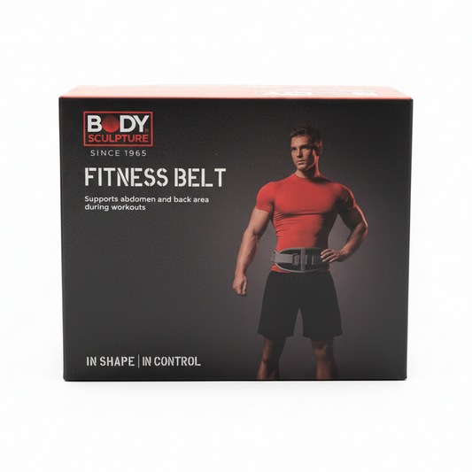 Body Sculpture fitness belt box on white background