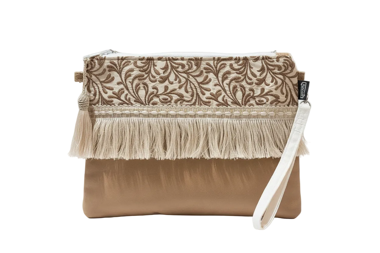 Boho Clutch Bag — White Background