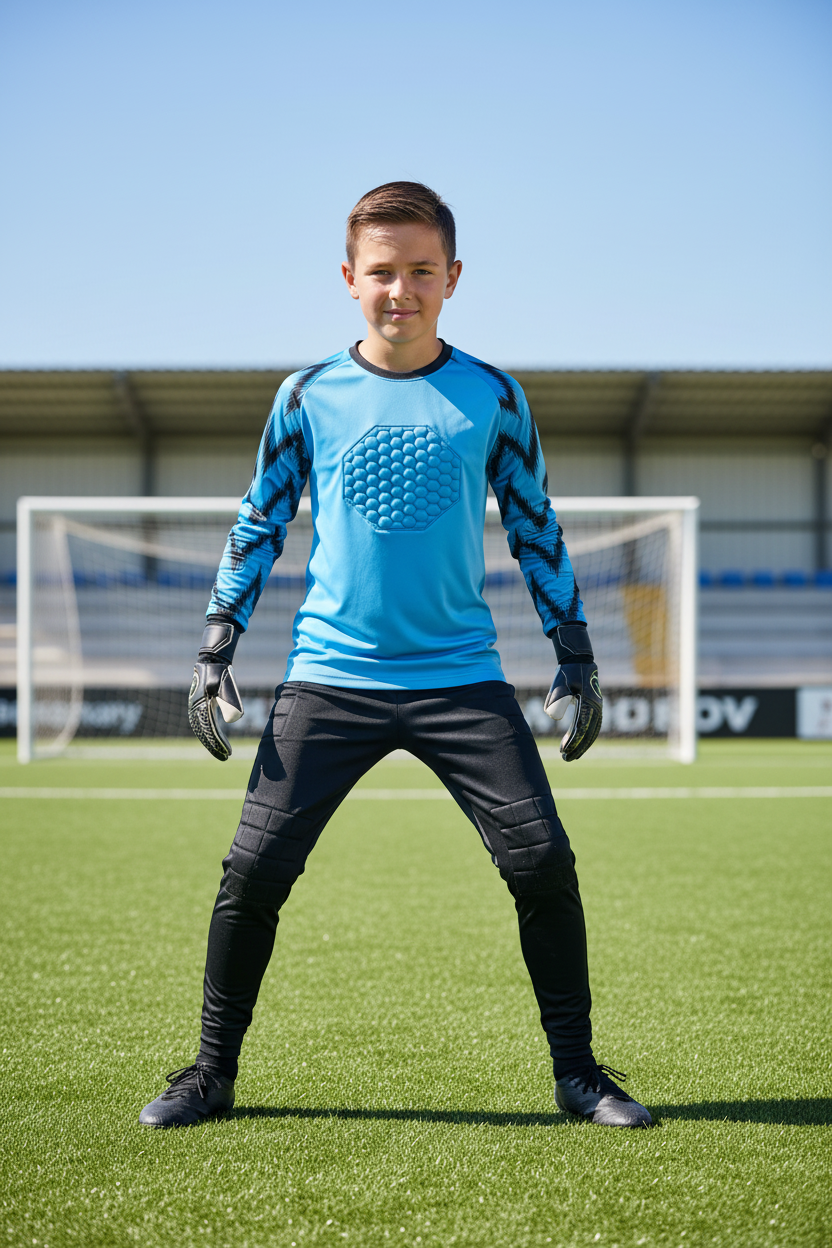 Boy Goalkeeper Uniform Lifestyle