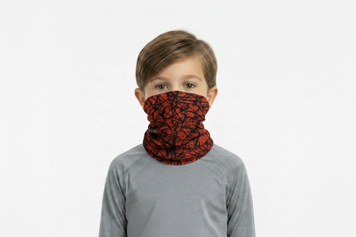Boy with Red Spider Headgear
