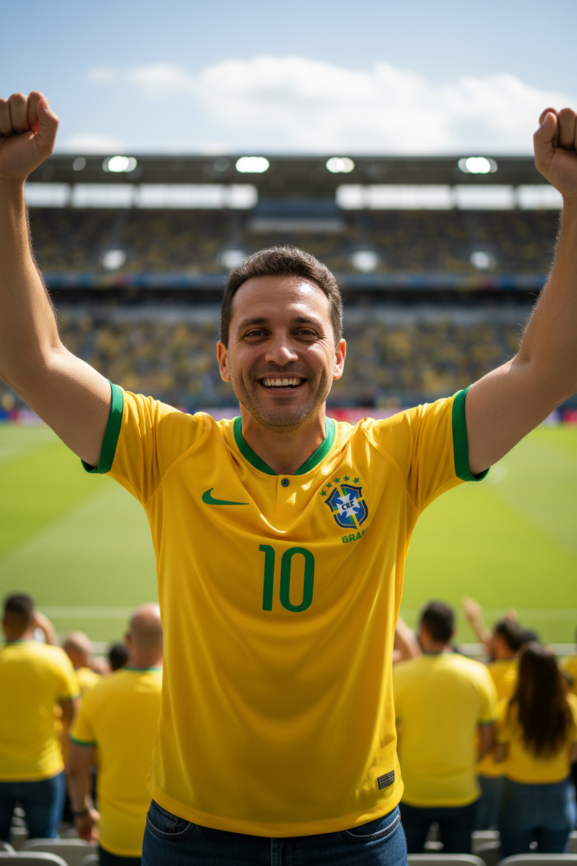 Brazil #10 Jersey – Fan Lifestyle