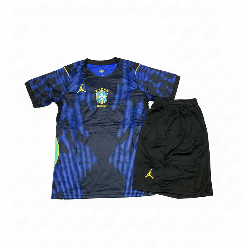 Football Uniform Adult Brazil Navy
