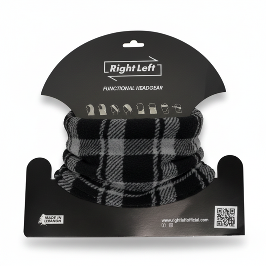 Carreau Black Grey Headgear on Packaging