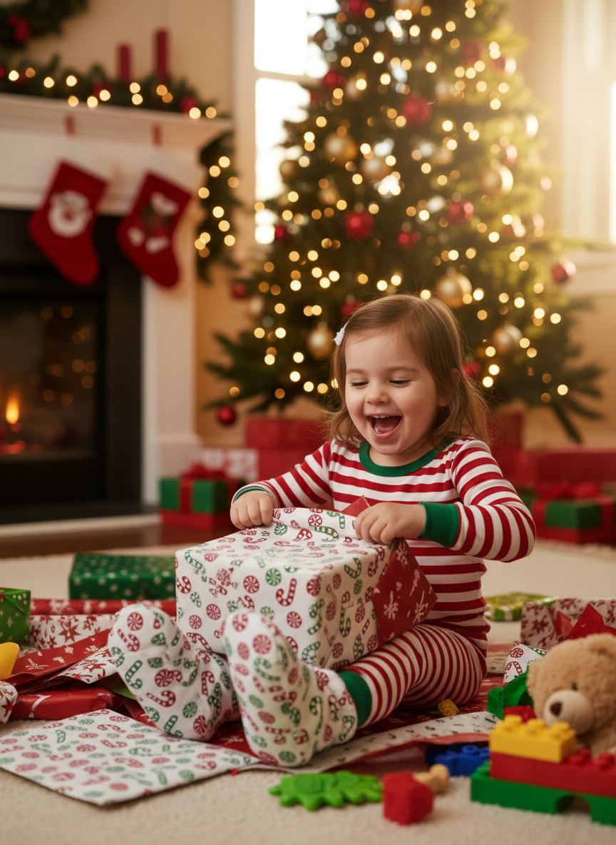 Fluffy Candy Cane Slippers White