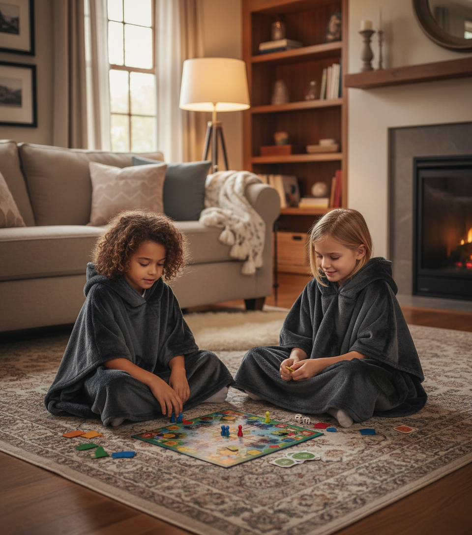 Children Playing Board Games