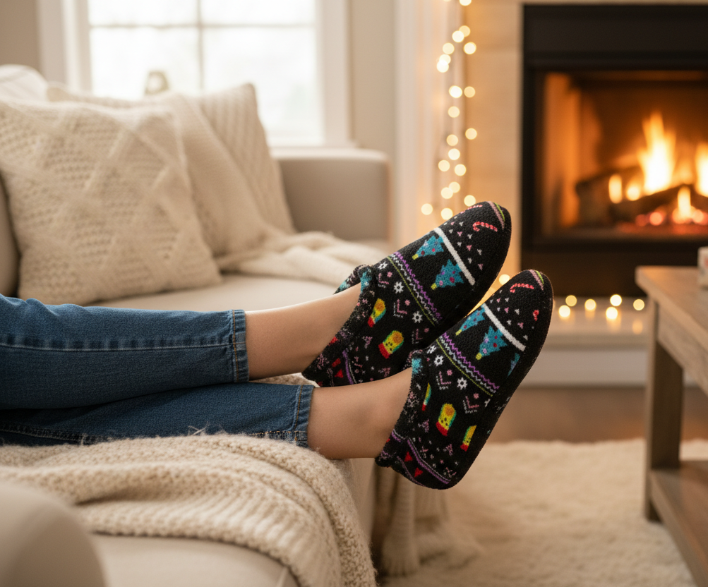 Flexy Slips Furr Christmas Grey