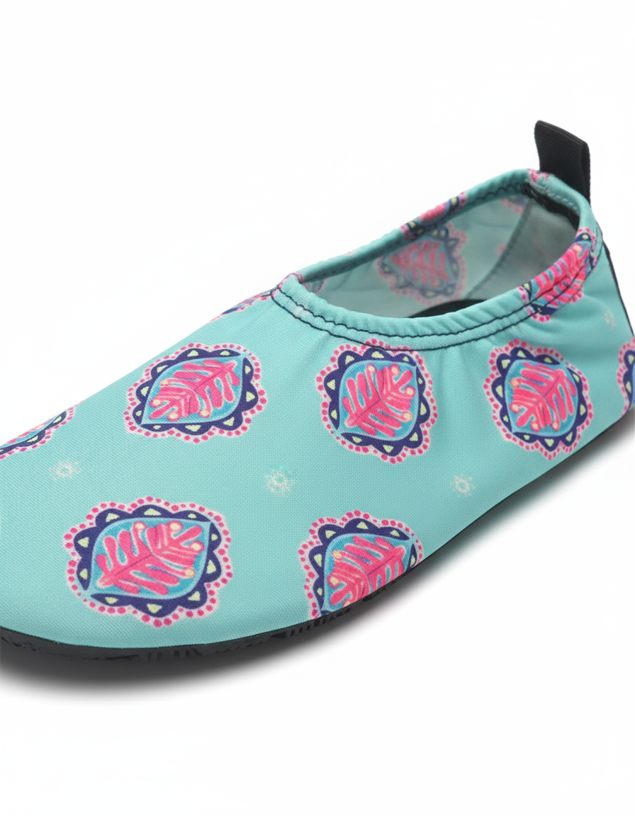 Flexy Slips Lycra Medallion Blue