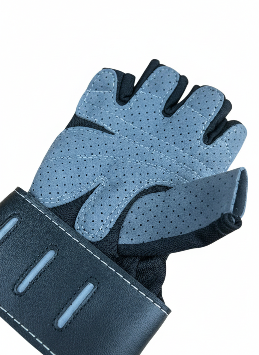 Close-up of padded palm detail