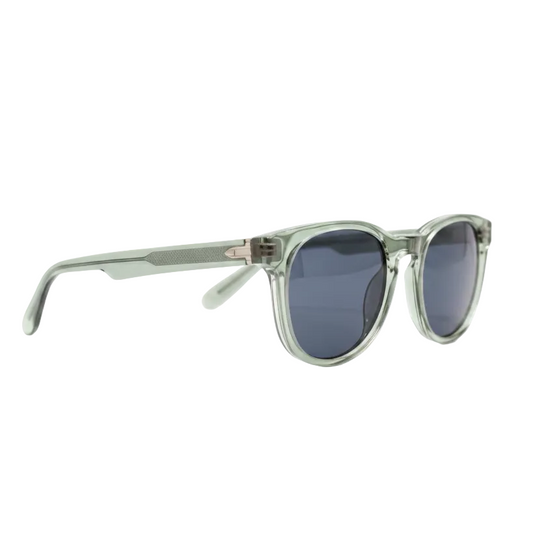 Sunglasses Round Transparent Grey