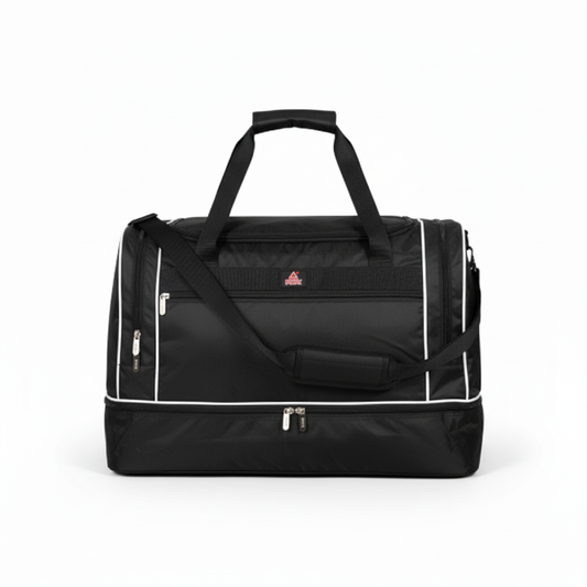 Direct front view of sport bag