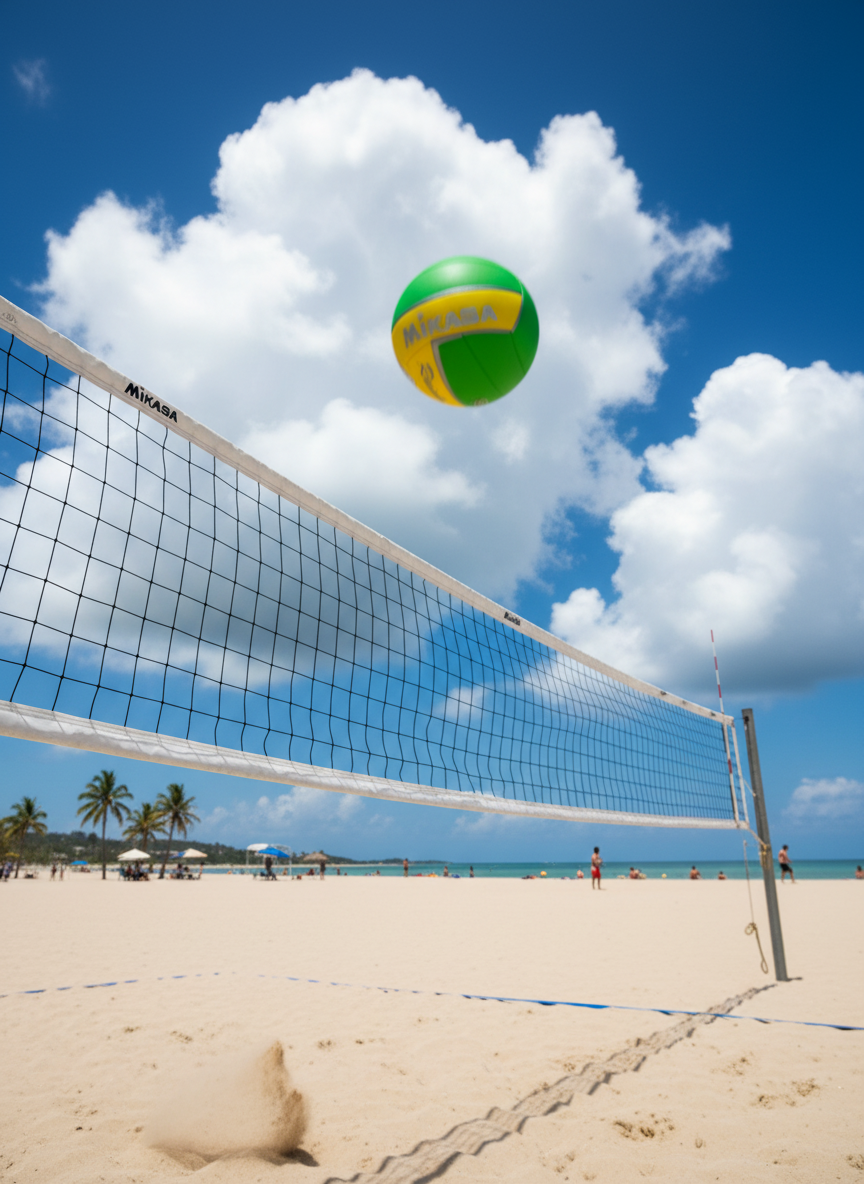 Mikasa Volleyball Green/Yellow