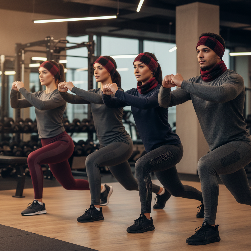 Functional Headgear - Furr Carreau Red & Black