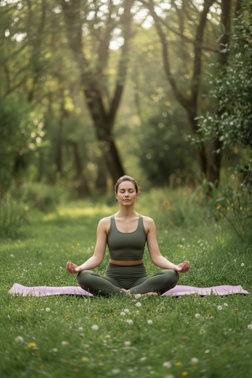 Eco Yoga Mat Lifestyle – Flat Mat Outdoor