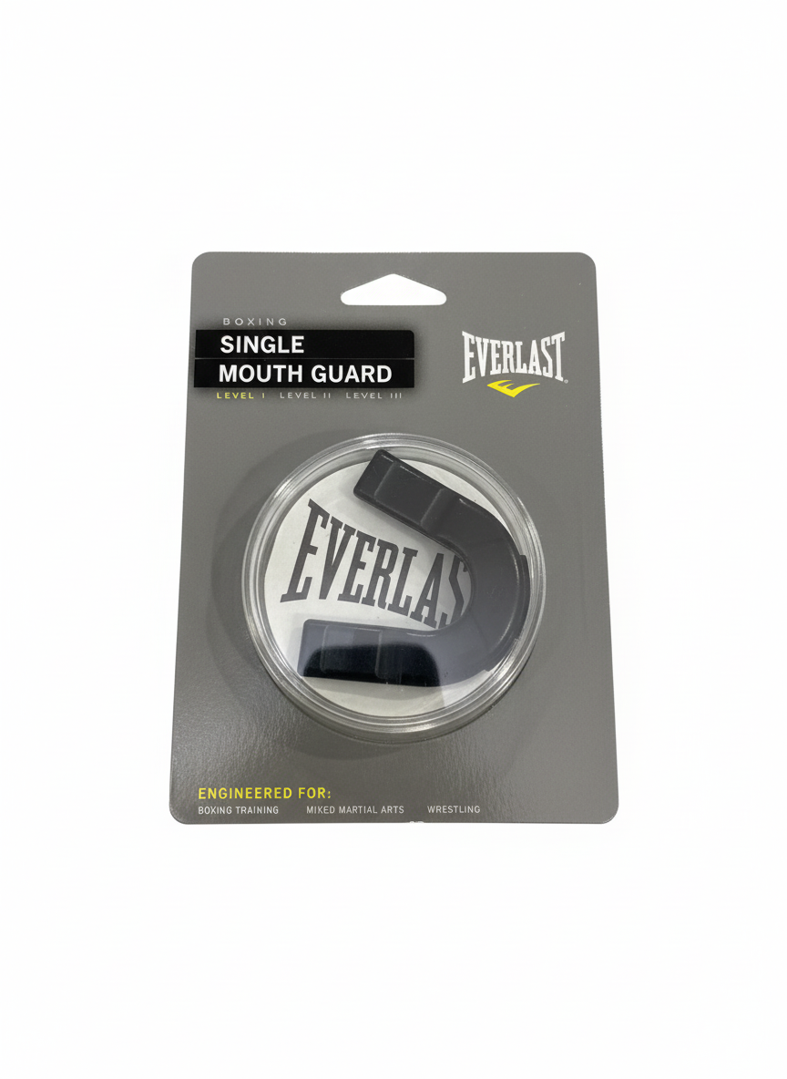 Everlast Mouth Guard Single Black