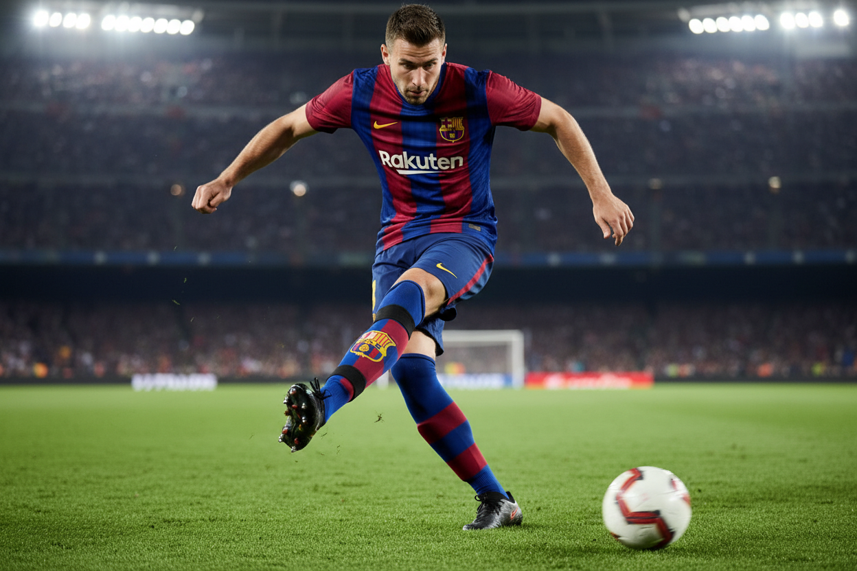 FC Barcelona Shin Guards Lifestyle Photo