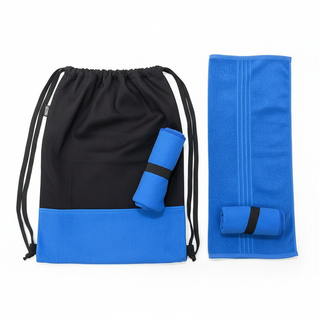 Microfiber Bundle Pillow, Towel & Lace Bag