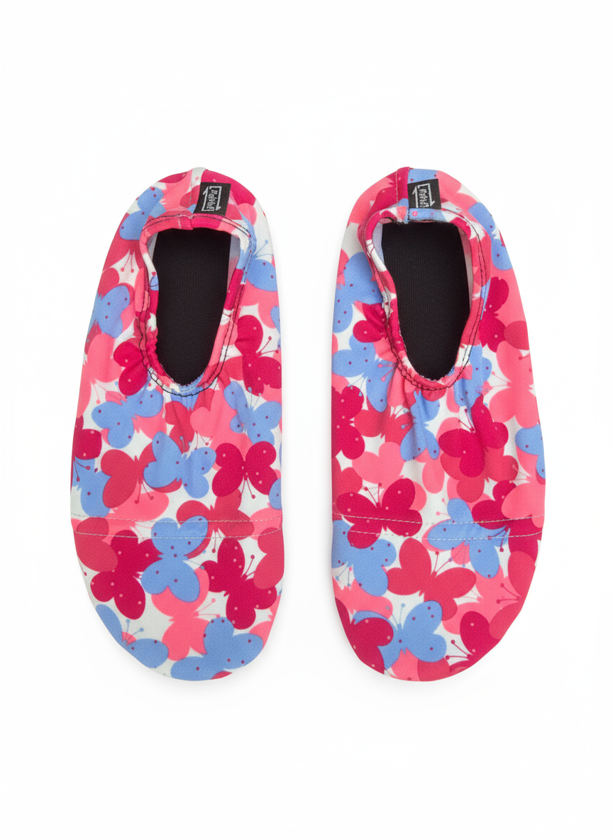 Flexy Slips Lycra Butterfly Pink