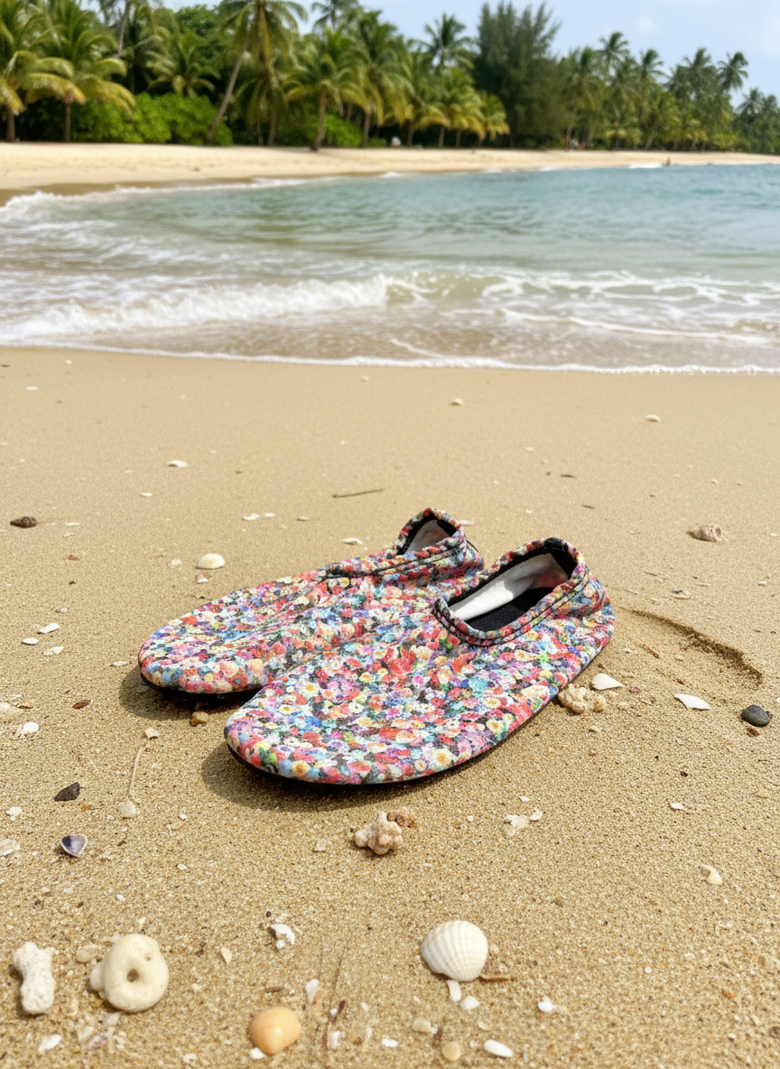 Flexy Slips Lycra Flower Pink