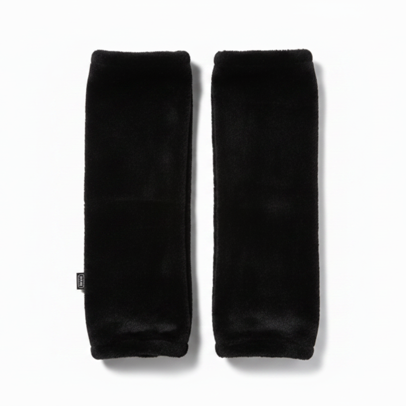 Fluffy Leg Warmers Black