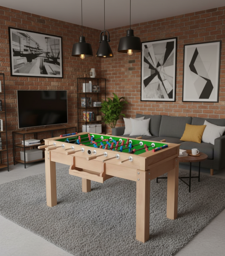 Wood Soccer Table Lebanese (Baby Foot)