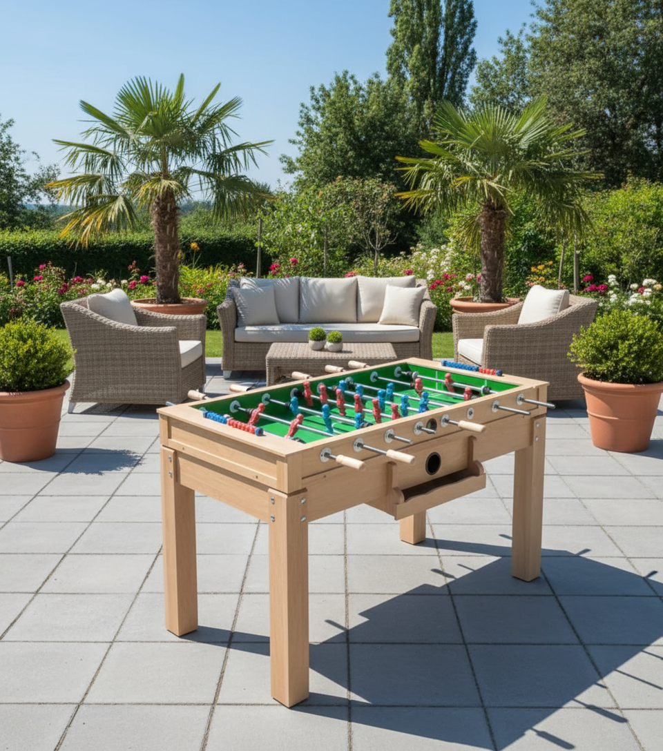 Wood Soccer Table Lebanese (Baby Foot)