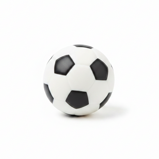 Football stress ball white background