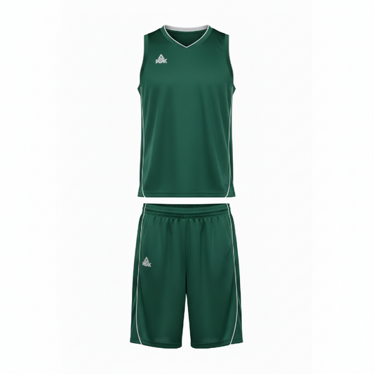 Forest Green PEAK Basketball Uniform