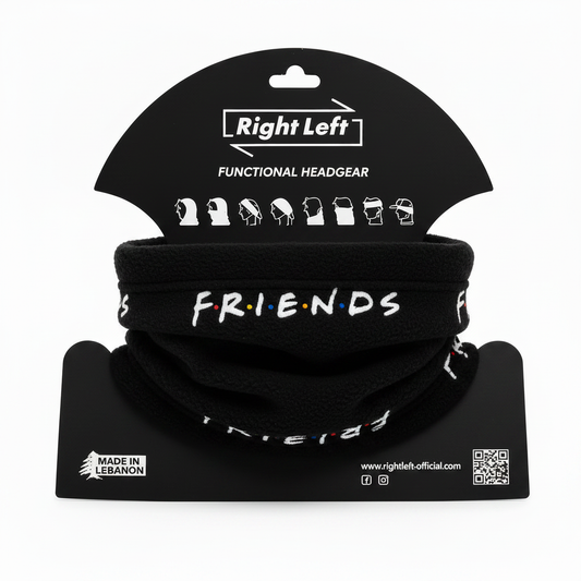 Friends Black Headgear on Packaging