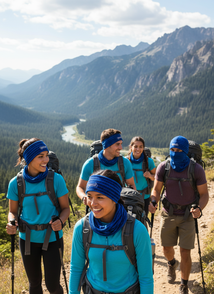Functional Headgear - Fleece Blue