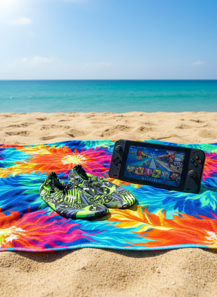 Flexy Slips Lycra Skulls Green