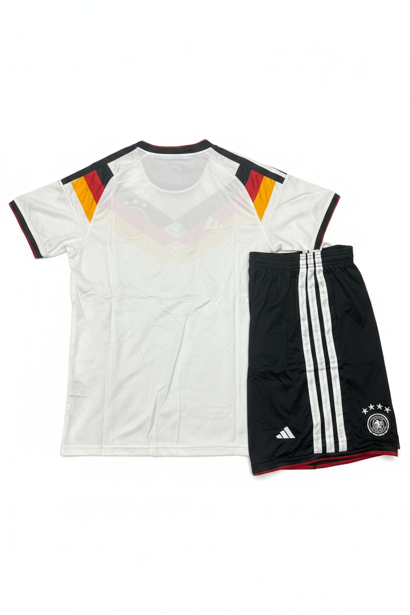 Germany kit back view on white background