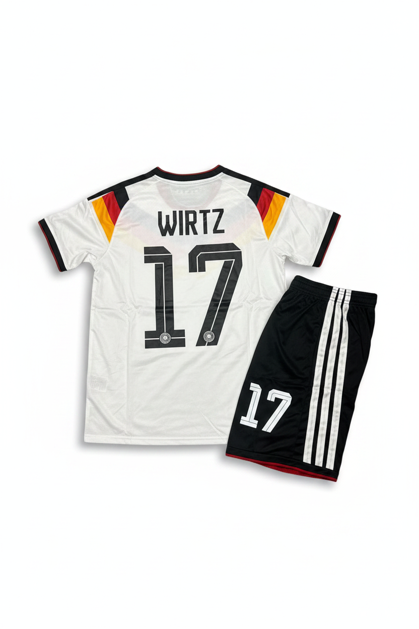 Germany Wirtz 17 Kit Back White Background