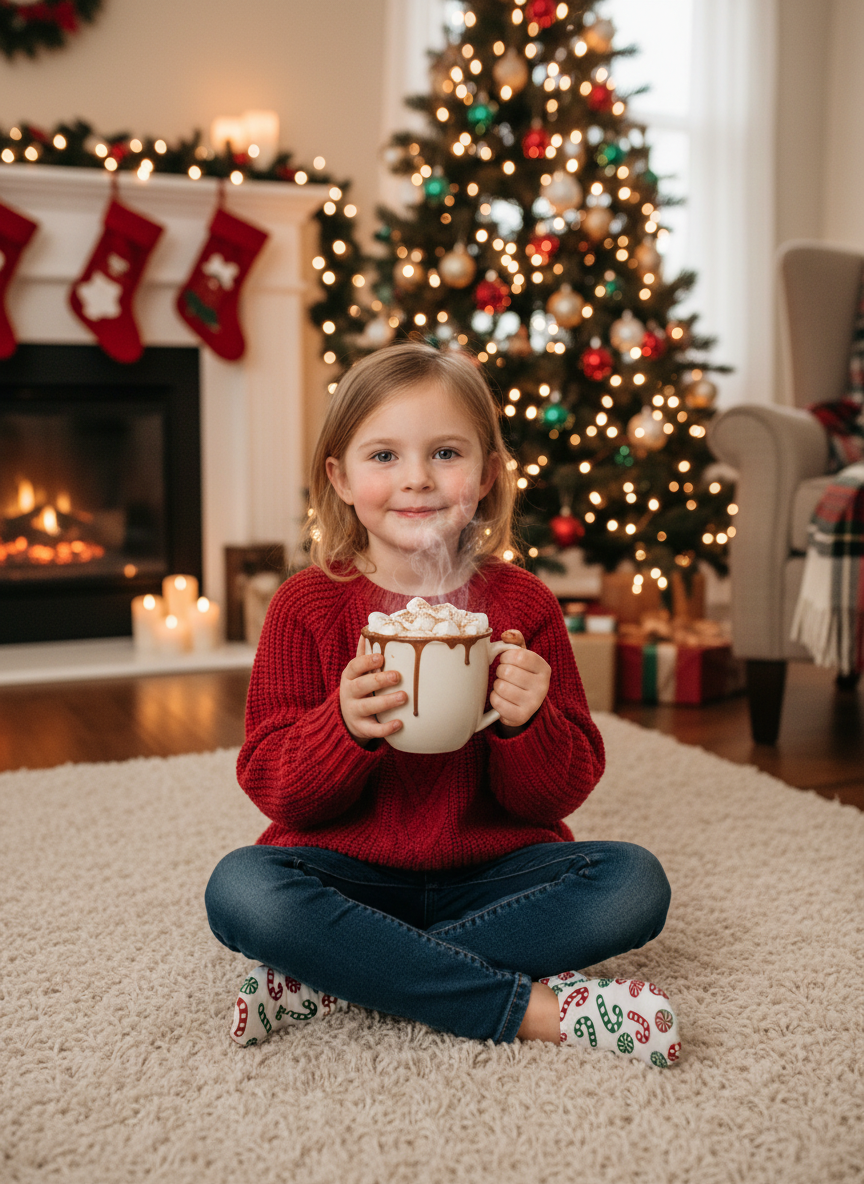 Flexy Slips Lycra Candy Cane White