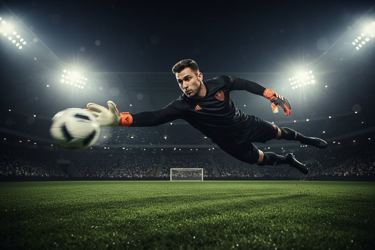 Goalkeeper Action Lifestyle Photo