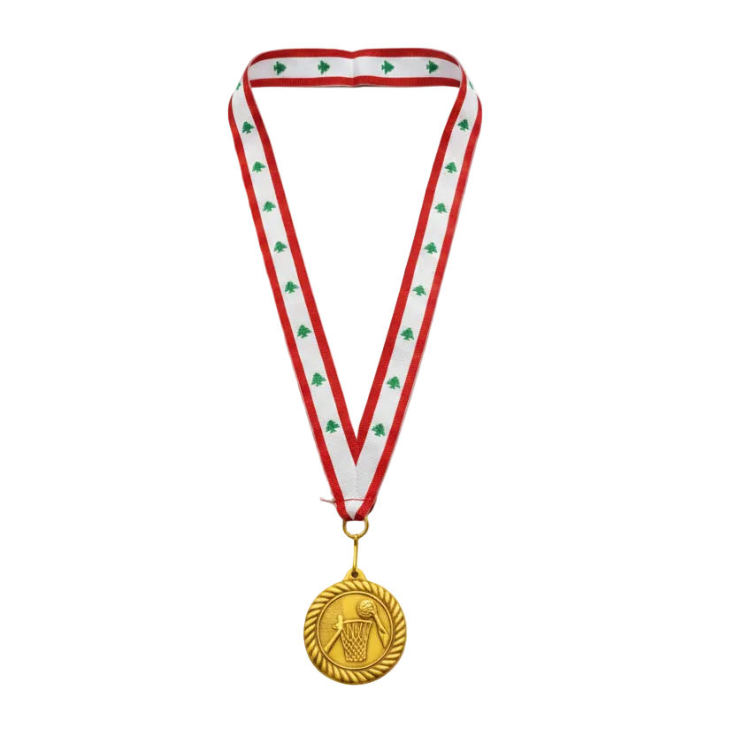 Gold Basketball Medal