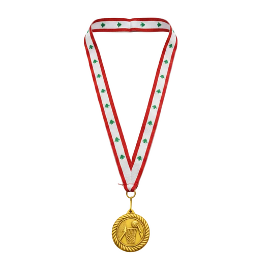 Gold Basketball Medal
