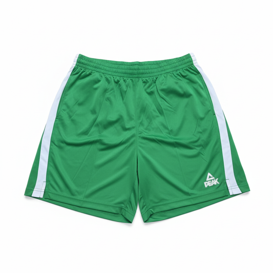 Green PEAK Shorts White Background