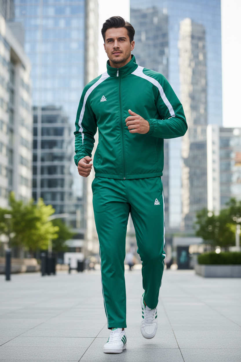 Green Peak Tracksuit Lifestyle Photo
