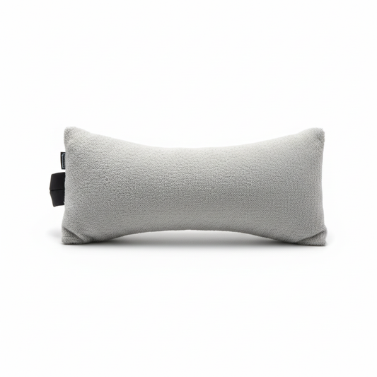 Grey microfiber neck pillow product photo