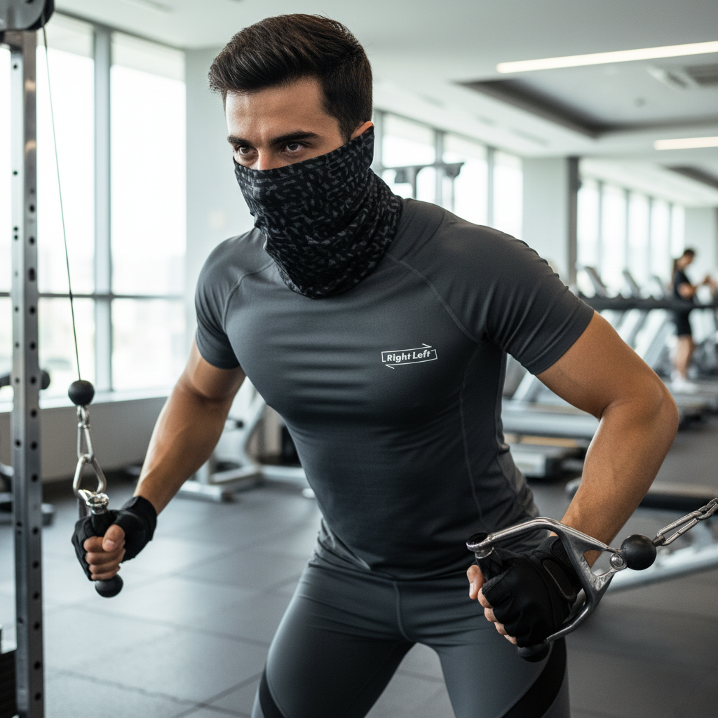 Functional Headgear - Lycra Pixels Grey