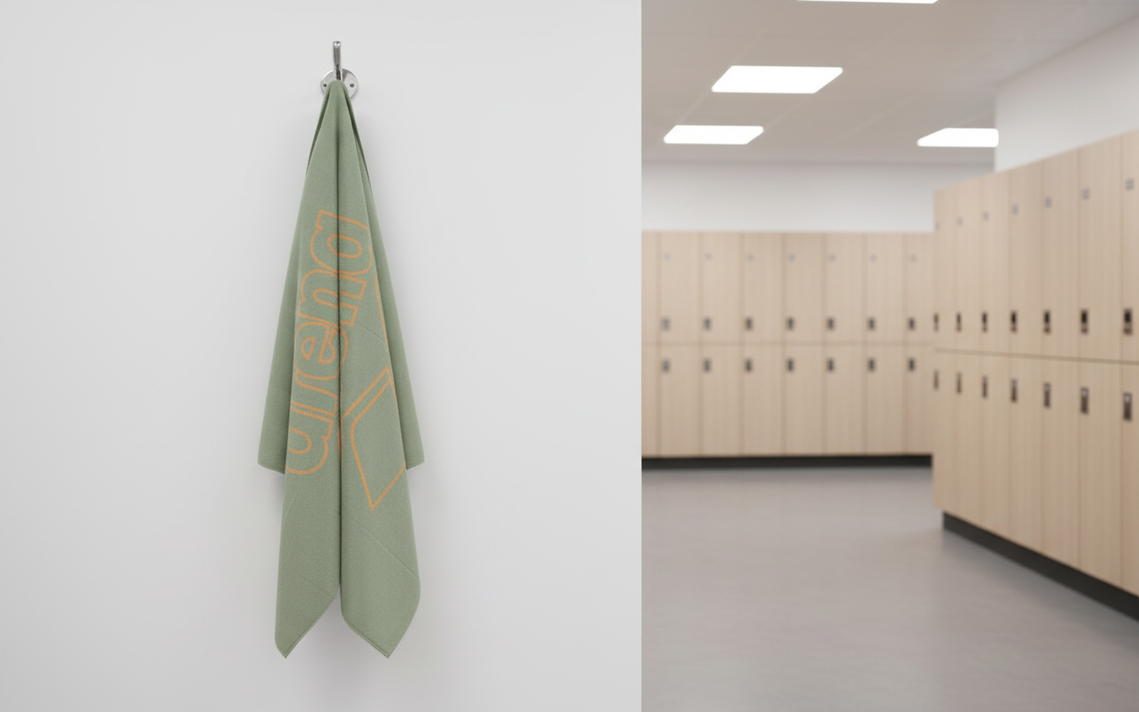 Arena Microfiber Pool Towel Millitary/Green